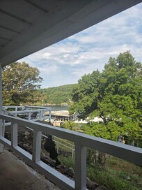 View from balcony out front