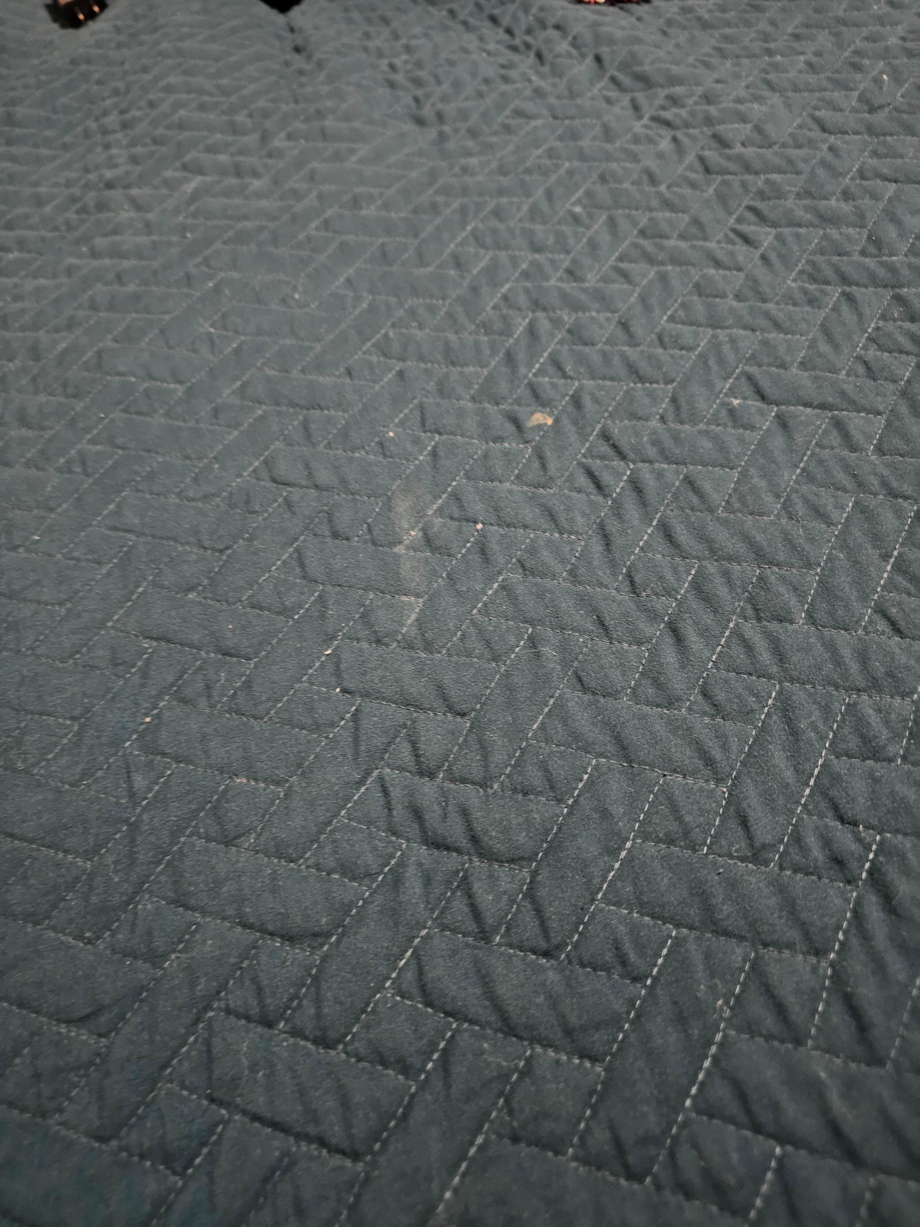 On main room bedspread