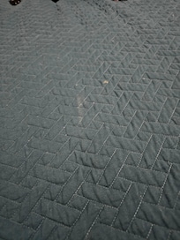 On main room bedspread