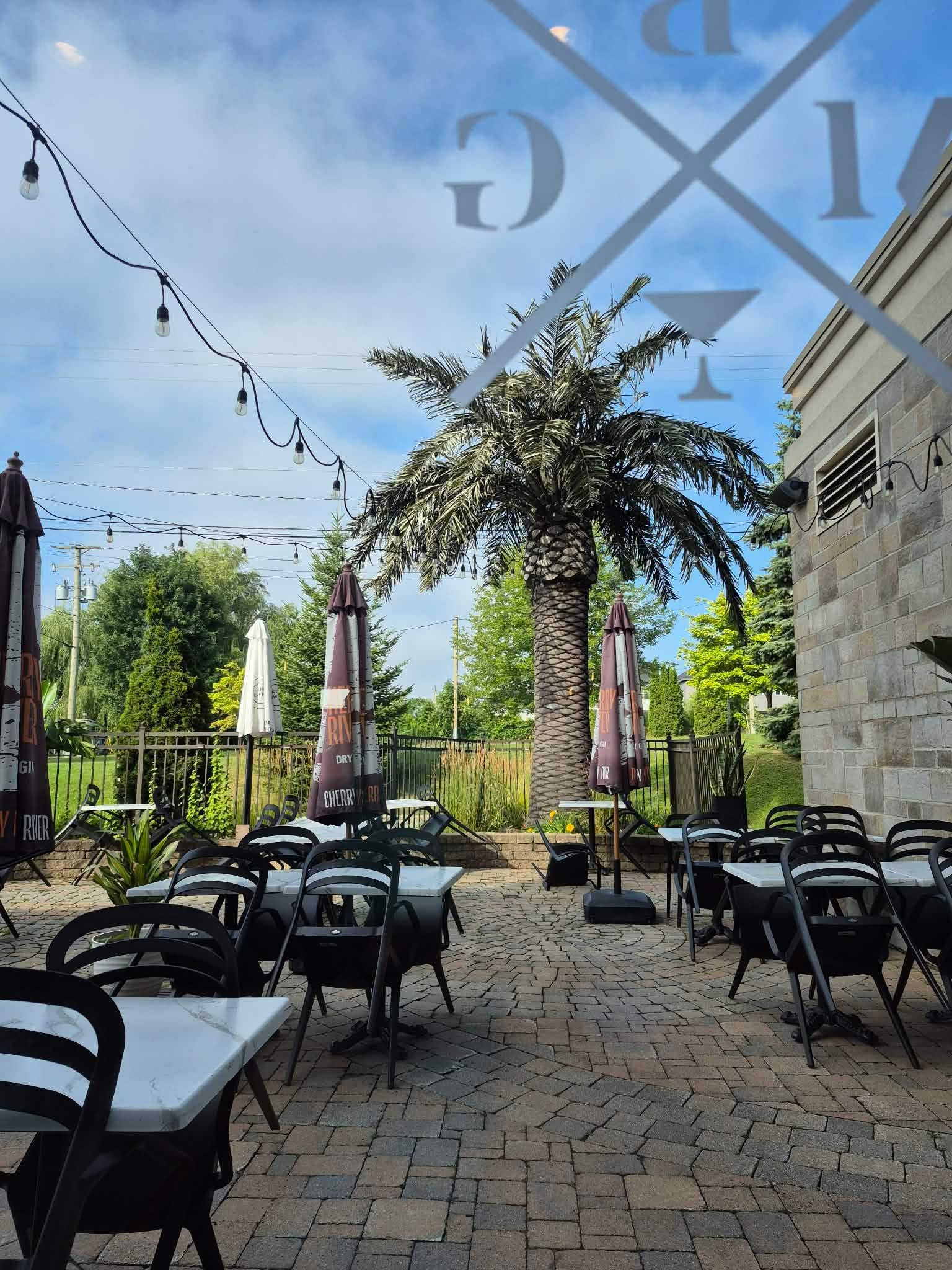 Terrasse du restaurant 