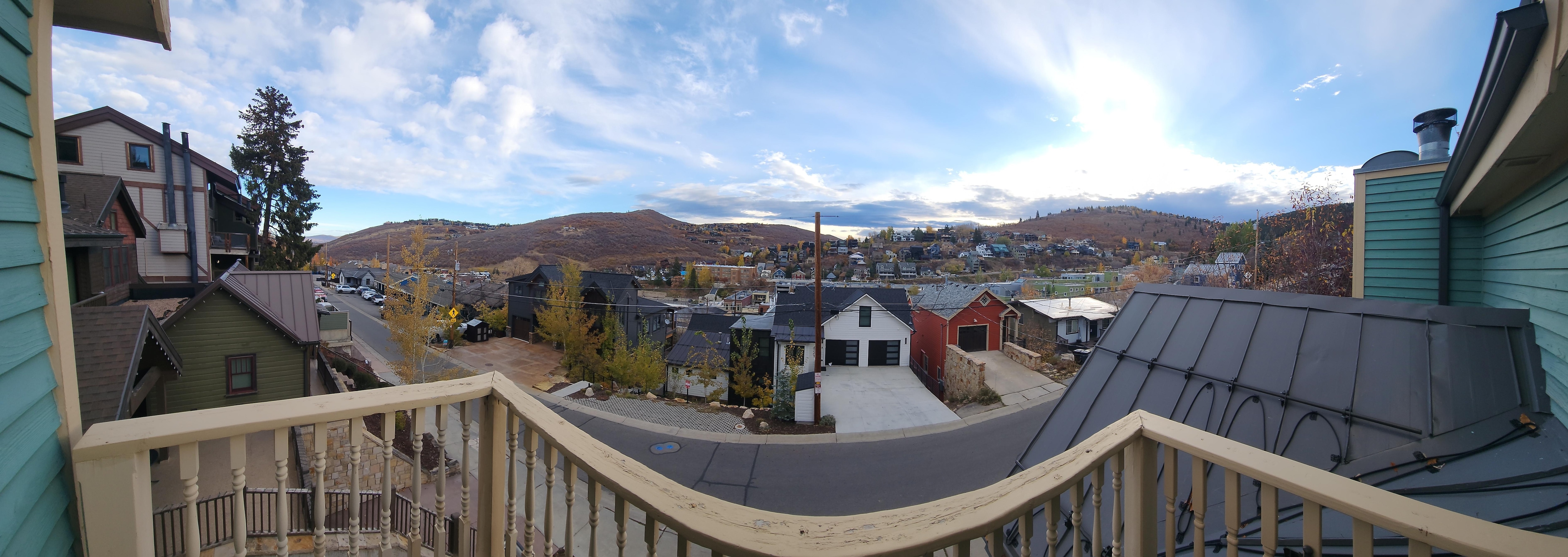 Panoramic from bedroom deck