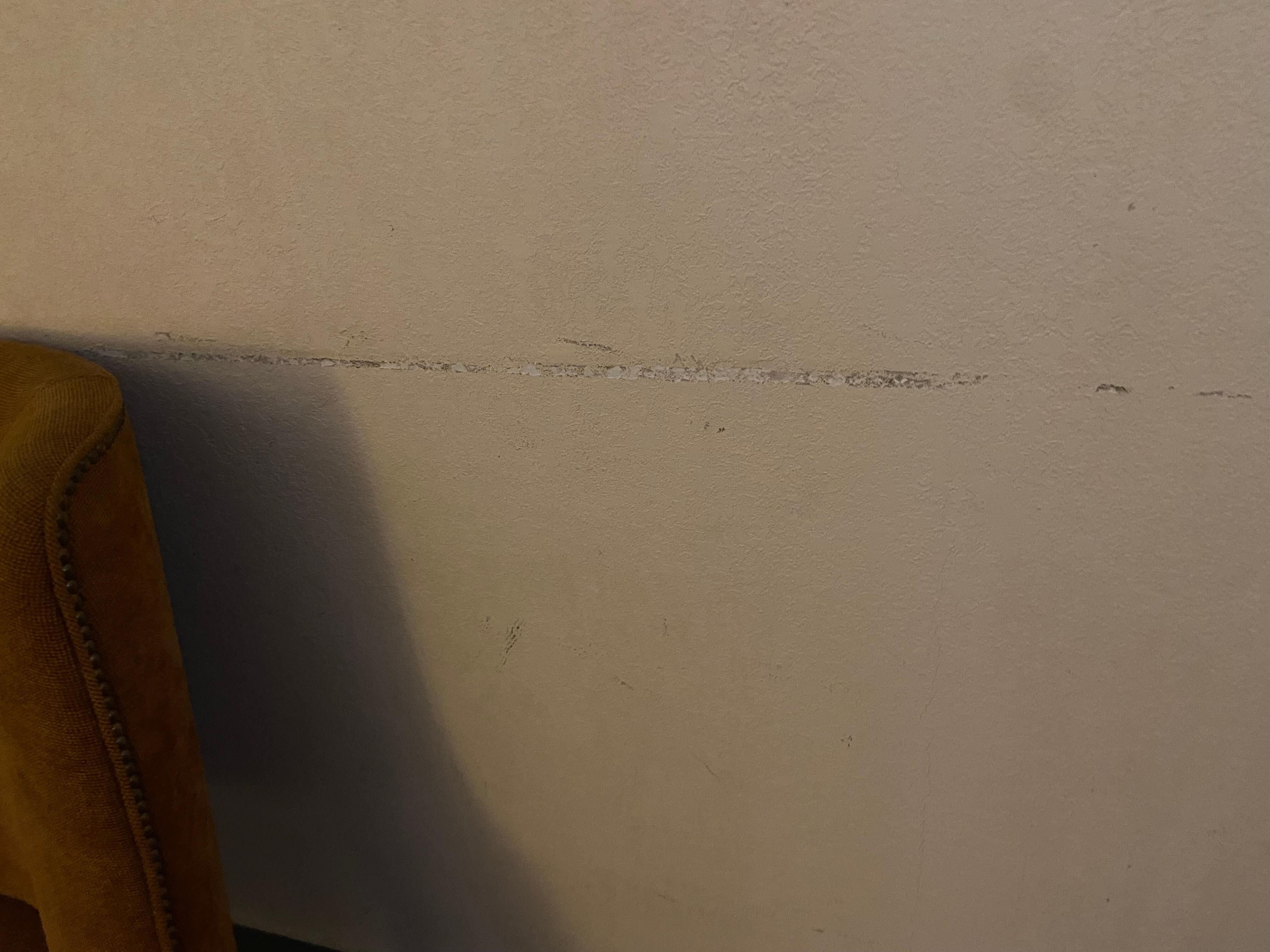 Wall scuffs from furniture