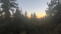 Sunset from the deck.
