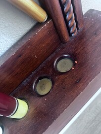 Food crumbs on all the game room equipment