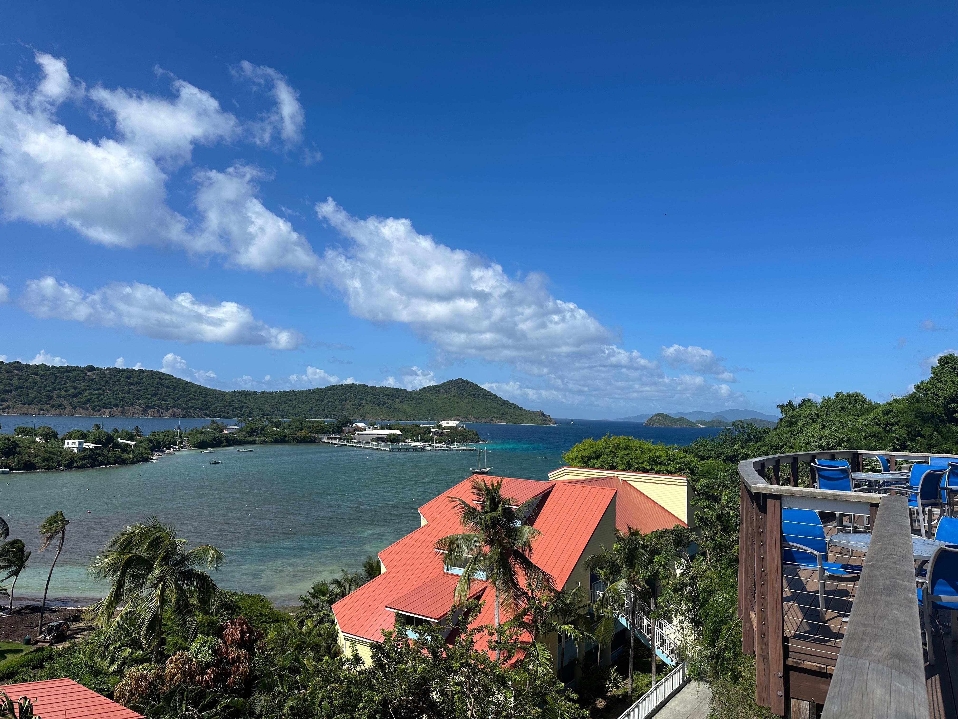 View from
Hilltop pool