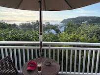 Balcony view over the town.