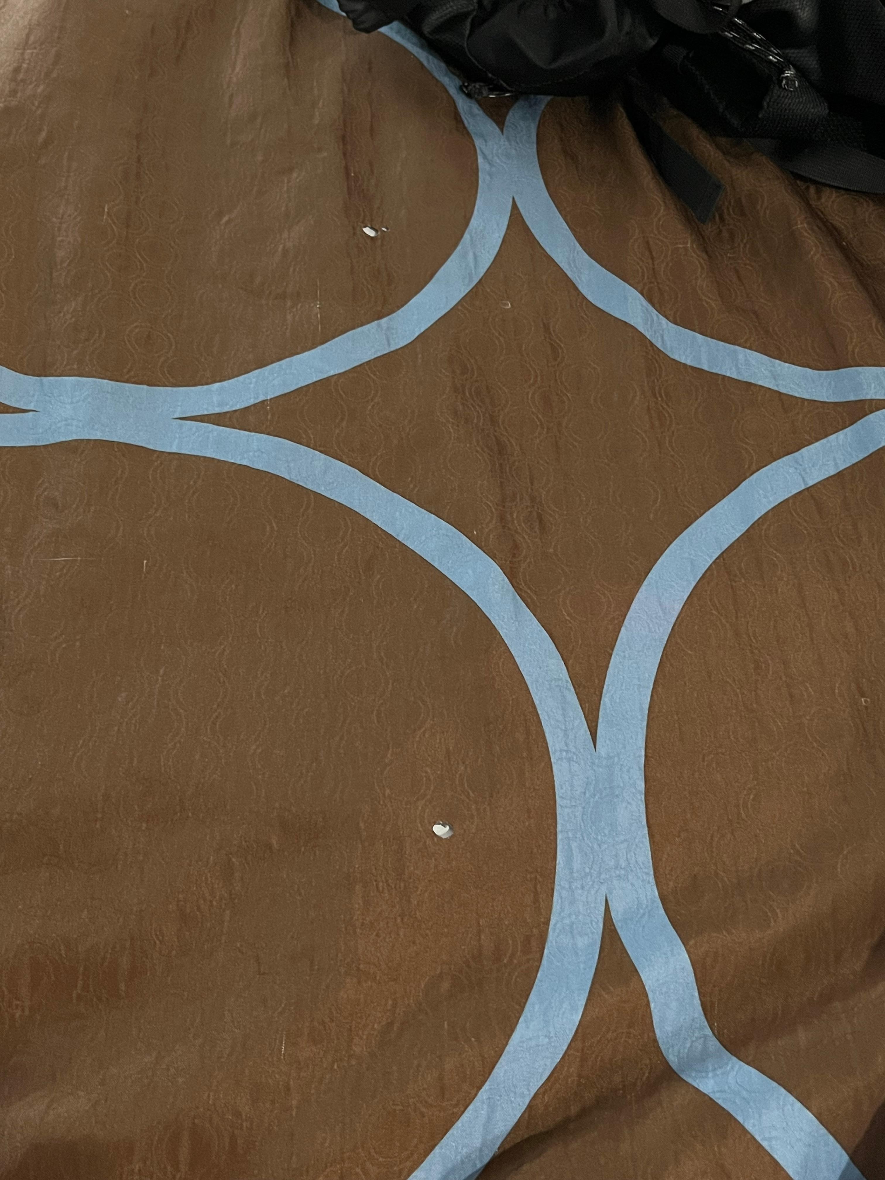 Non-smoking room but smelled & several cigarette holes in bedspread 
