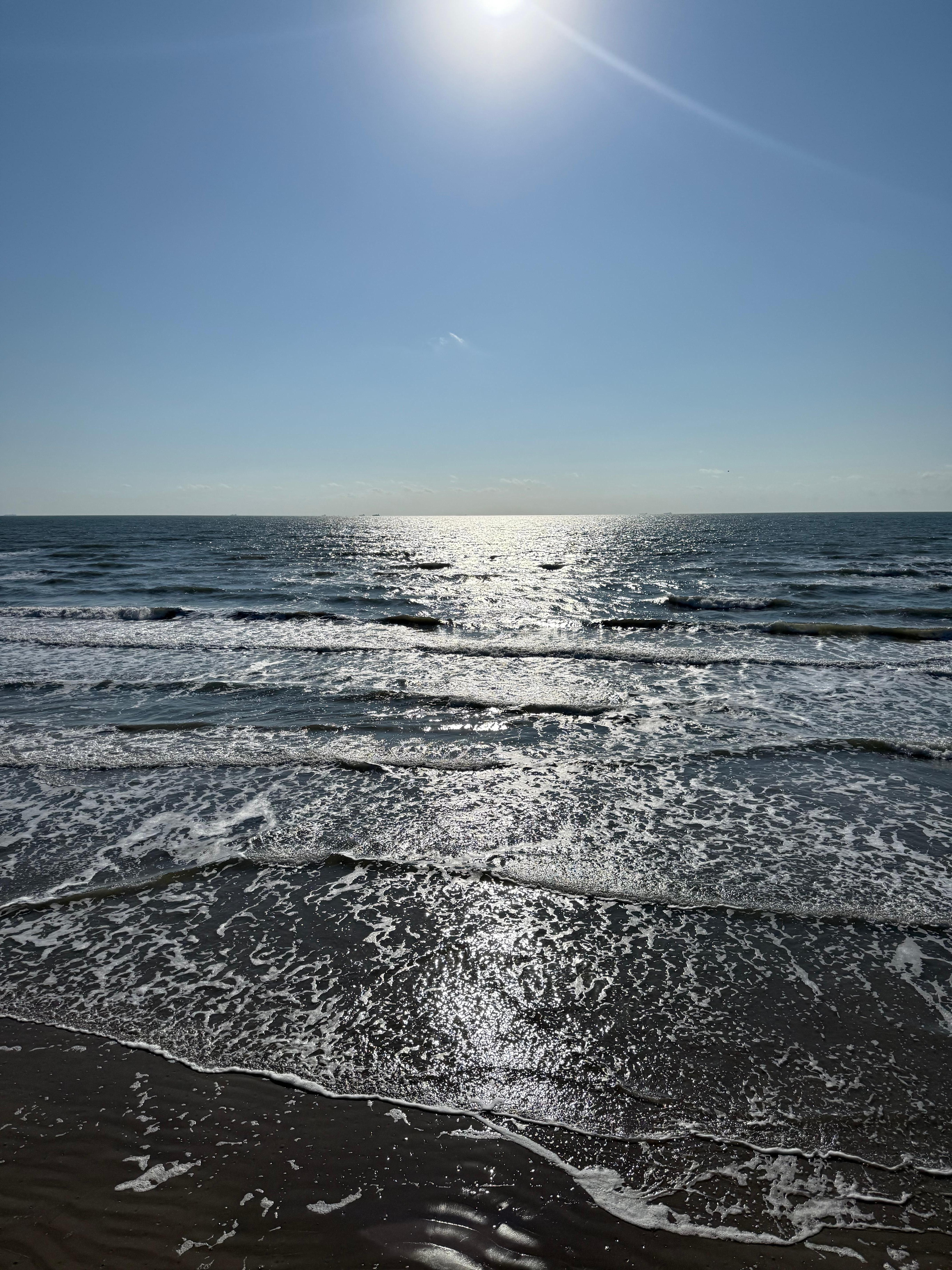 This view is from the beach in front of the condo