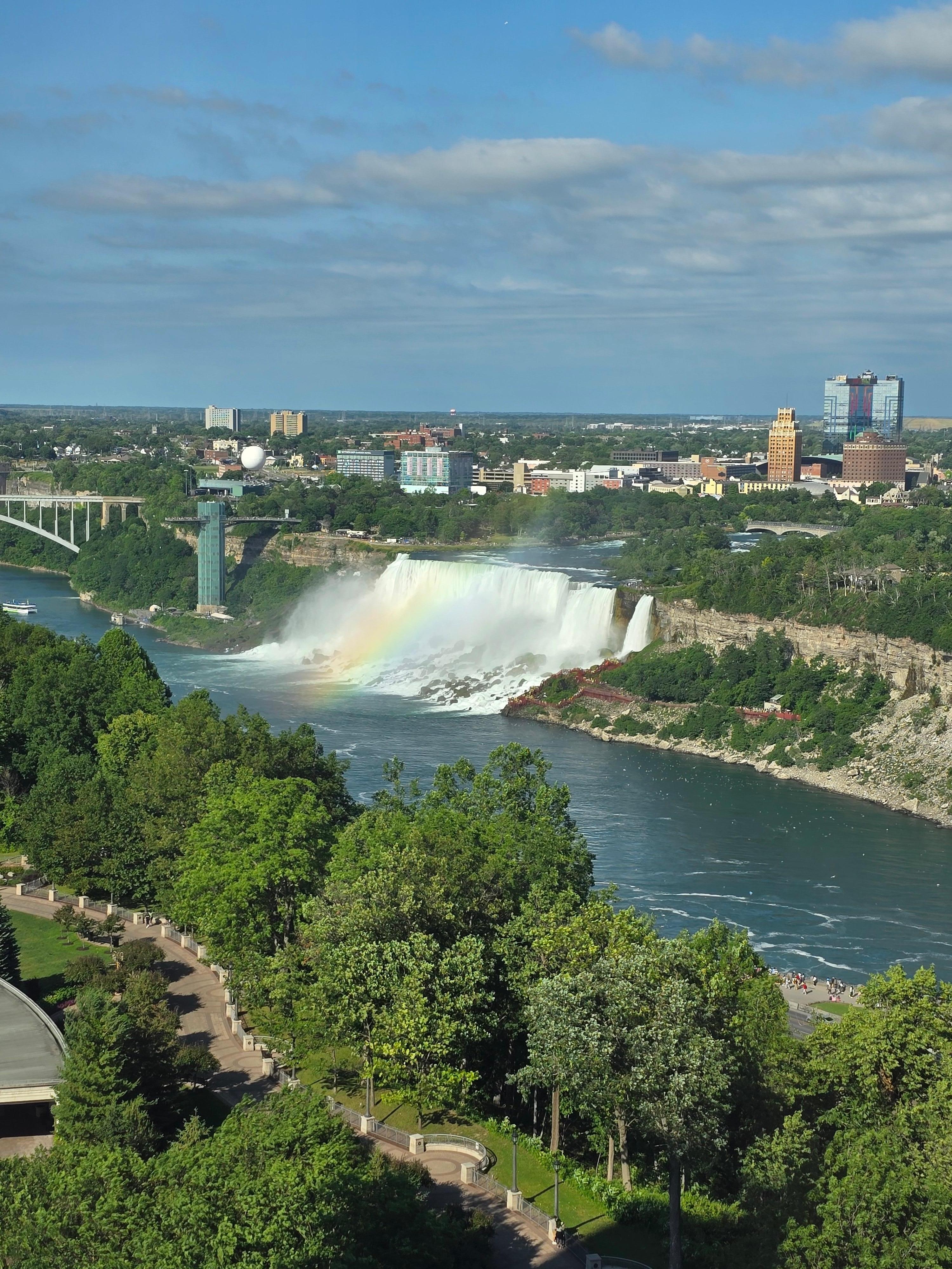 Vista desde el Hotel. Ontario, Niagara Falls