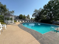 Actual pool on property.