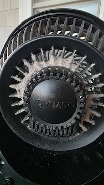 Fans had so much dust and dirt