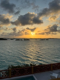 Sunrise over Chalk Sound