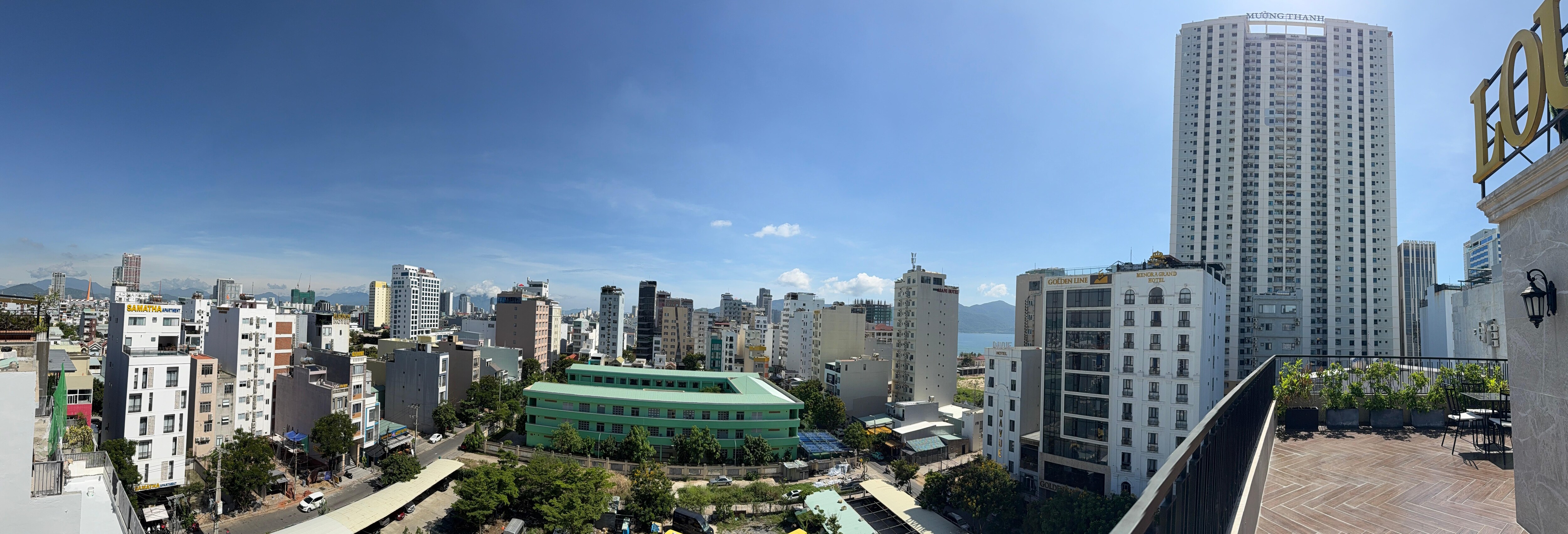 View from the deck