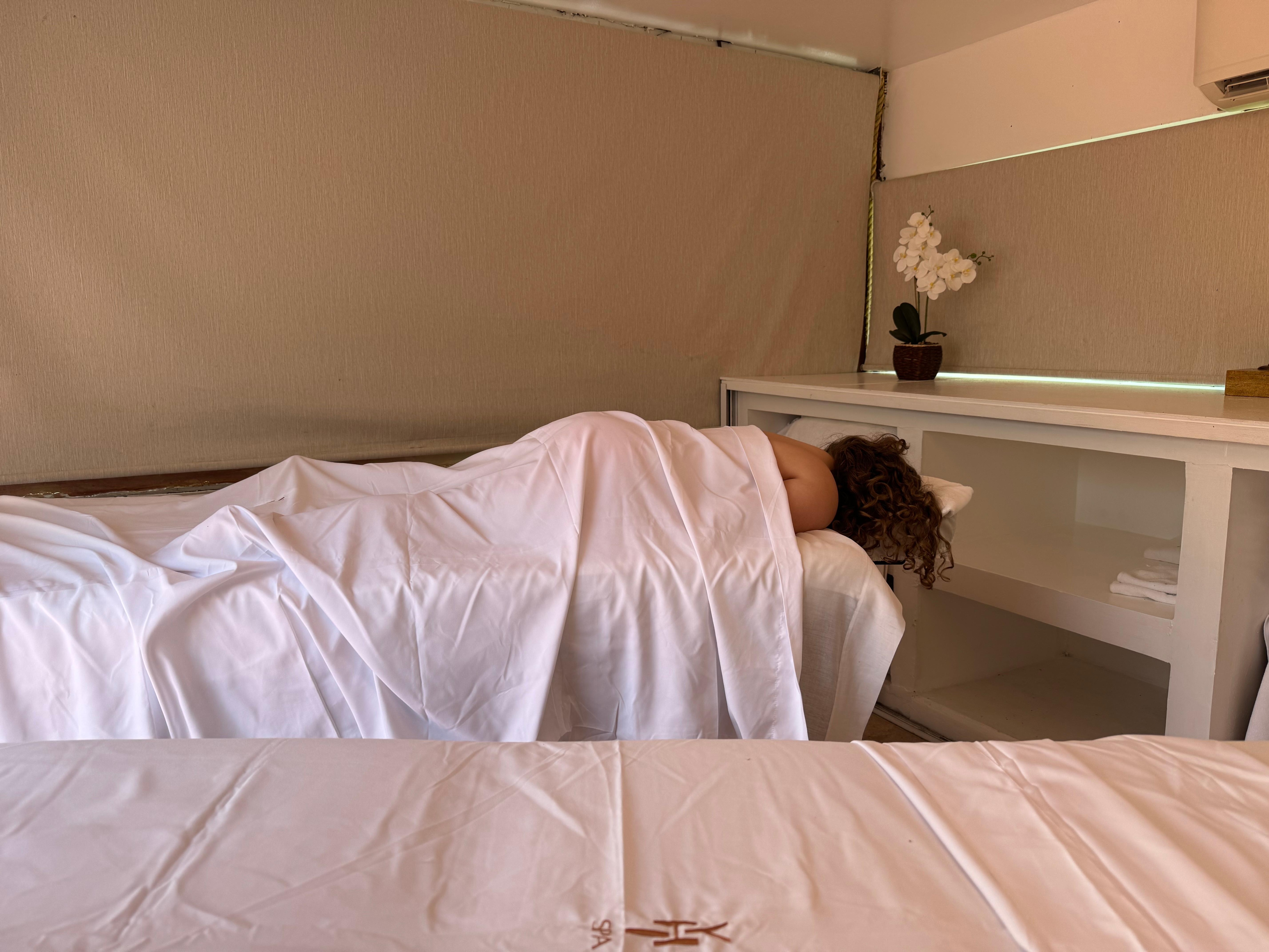 Massage at the spa