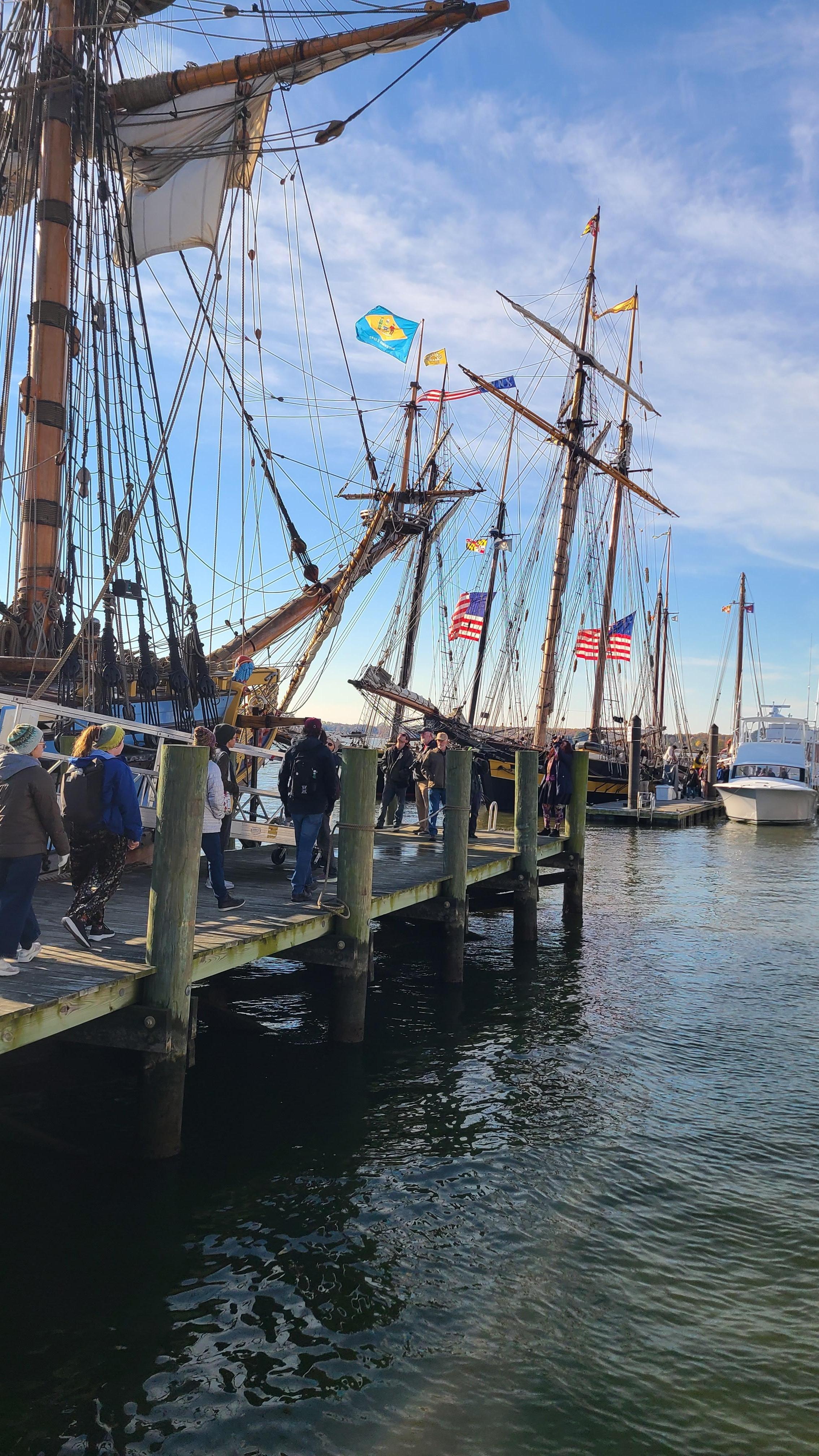 Chestertown harbor only 1 mile walk away