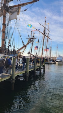 Chestertown harbor only 1 mile walk away