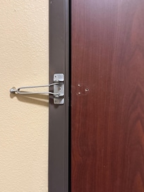 No way to secure the room