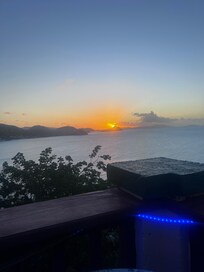 Sunset from the pool deck.