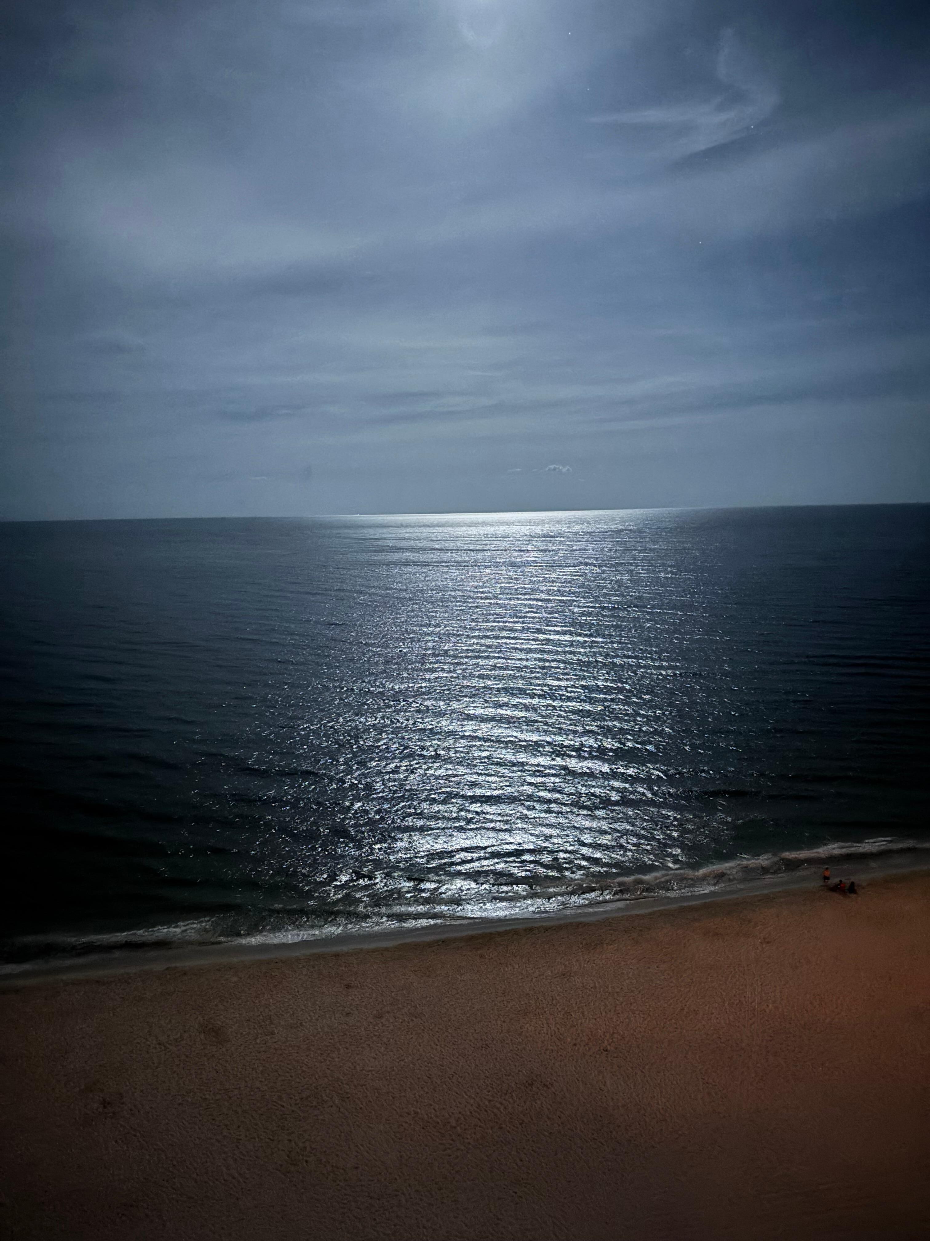 Midnight view from our balcony!