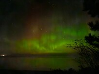 Bad picture but a beautiful sight from my balcony!