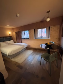 Lovely spacious room in this modern, trendy hotel. Great location.