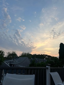 Back porch in the evening