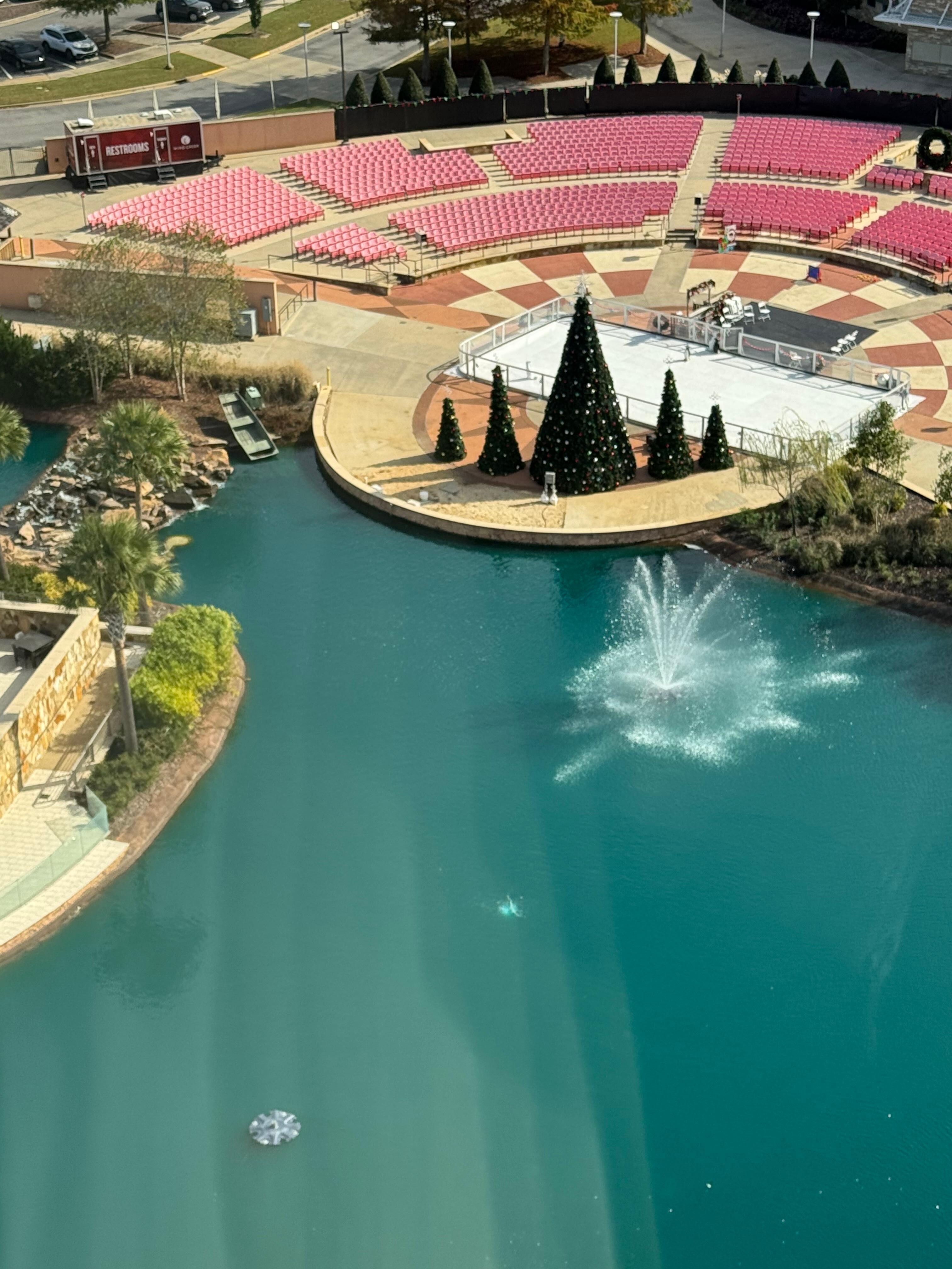 Our view from our room window 