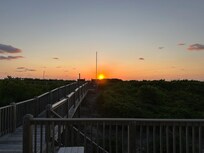 Sunrise from the deck.