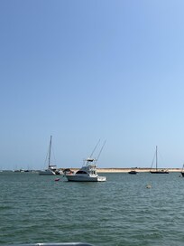 Taken whilst on the boat to the beach