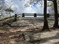 Baughman’s Rock, Ohiopyle, view of the Allegheny Mountains