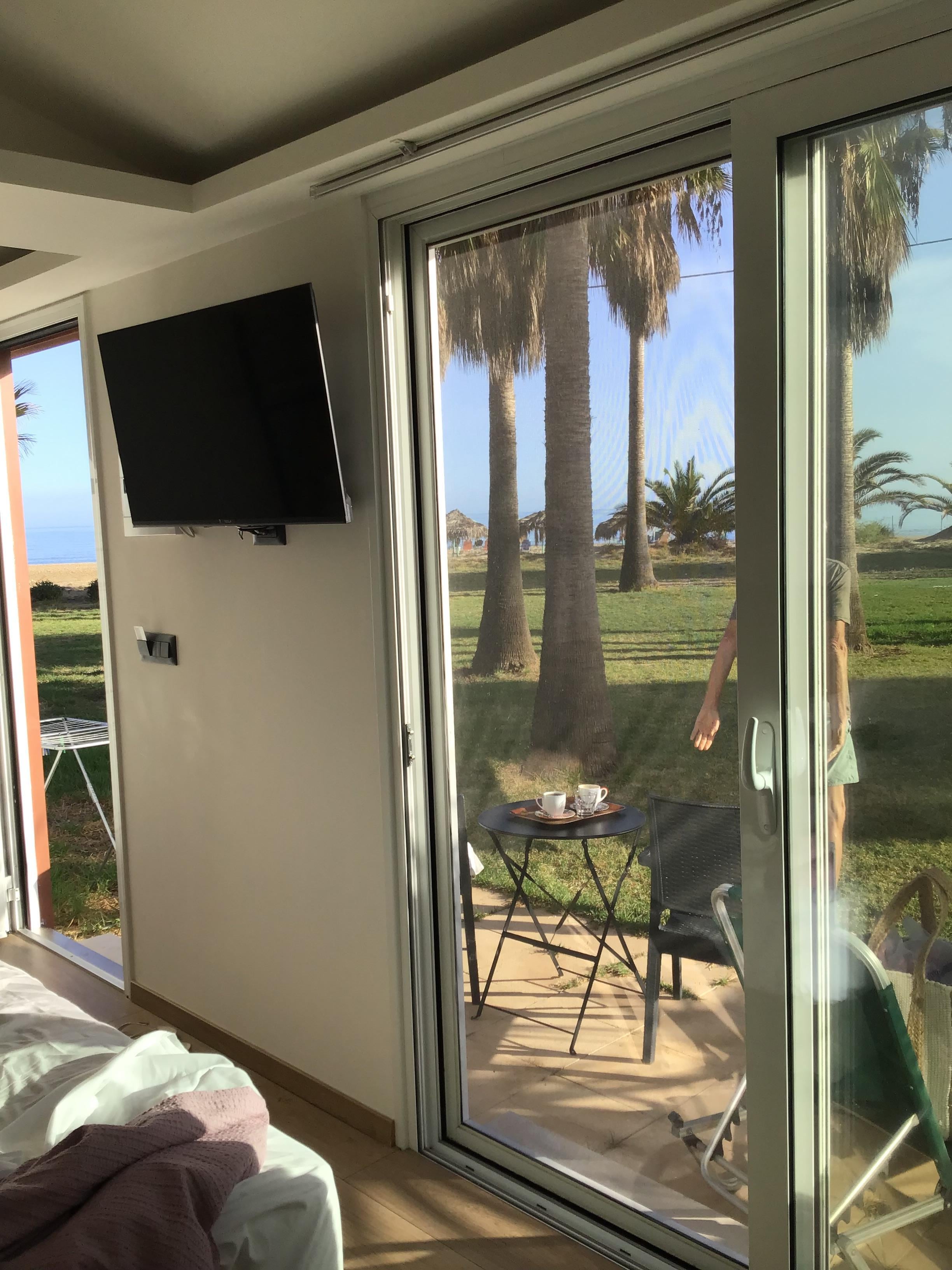 Utsikt från vår bungalow 