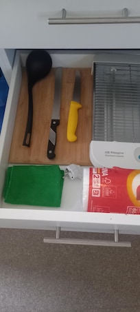 All of the kitchen utensils