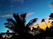 post-sunset view from condo's lanai