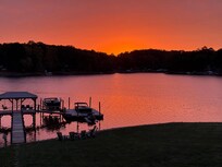 October sunset view from one of the many balconies