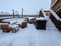 Back patio last fall