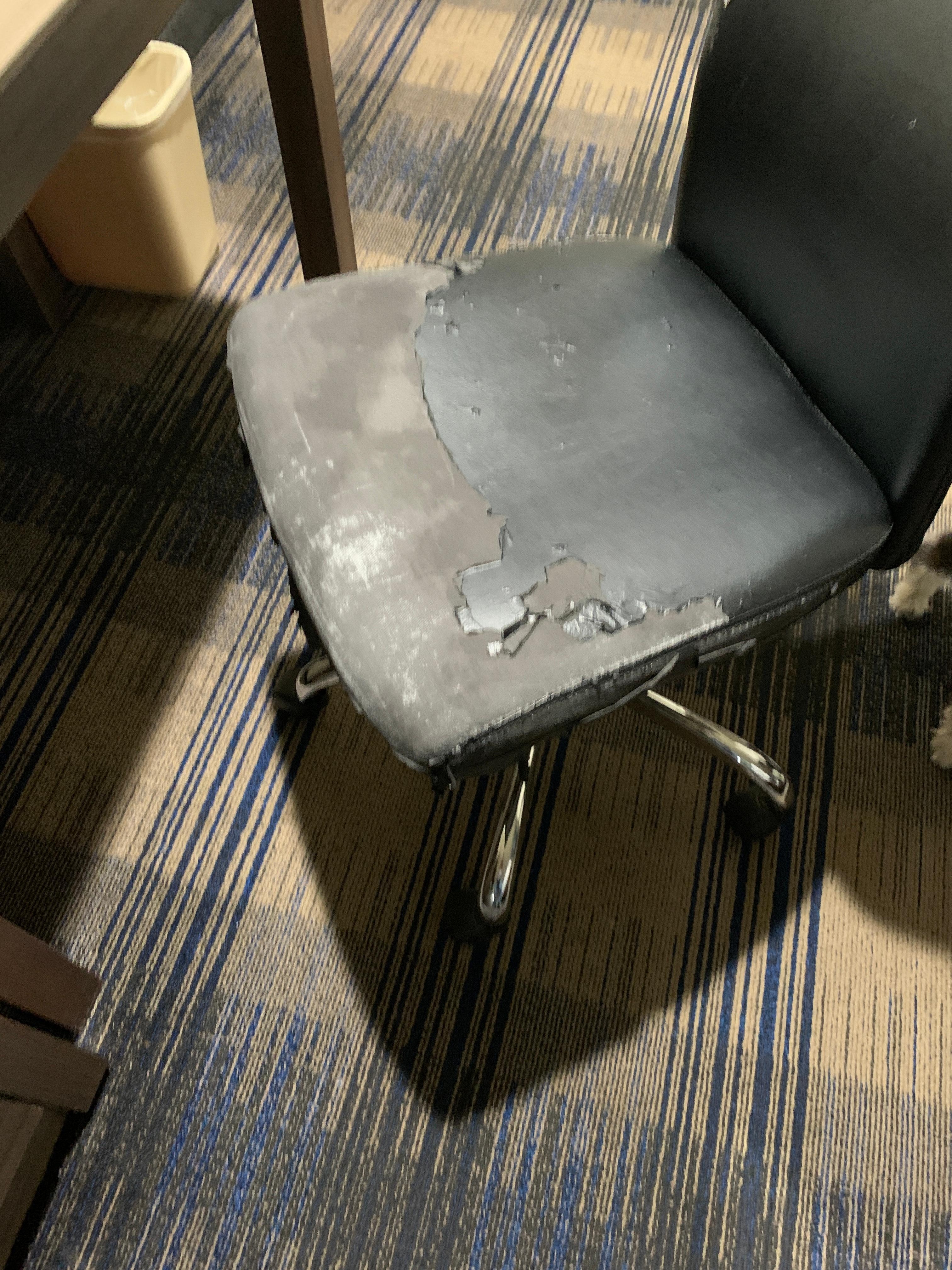 Room chair was scary