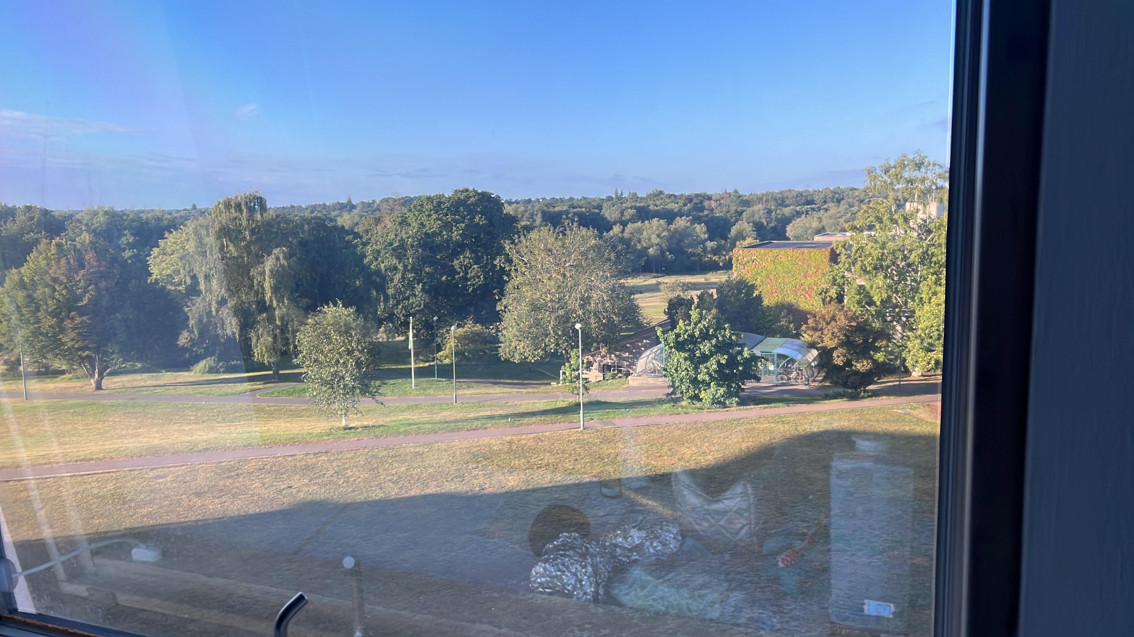 The view from our room 