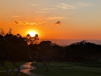 Sunset from deck in November.