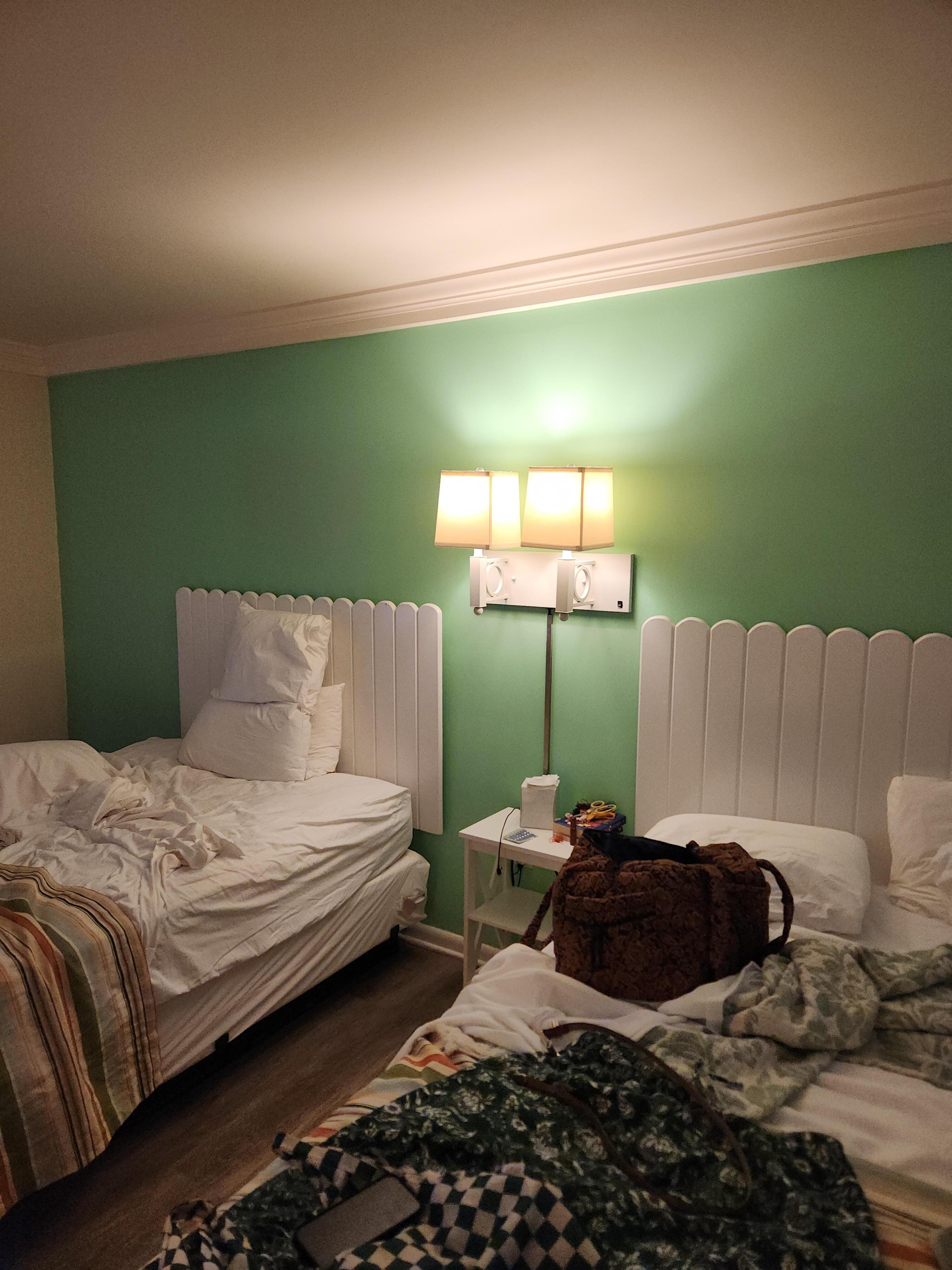 only lights in the room