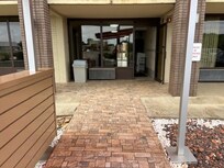 Doors propped open daily during 90 degree temps to the office night window, snack, or drink machine.