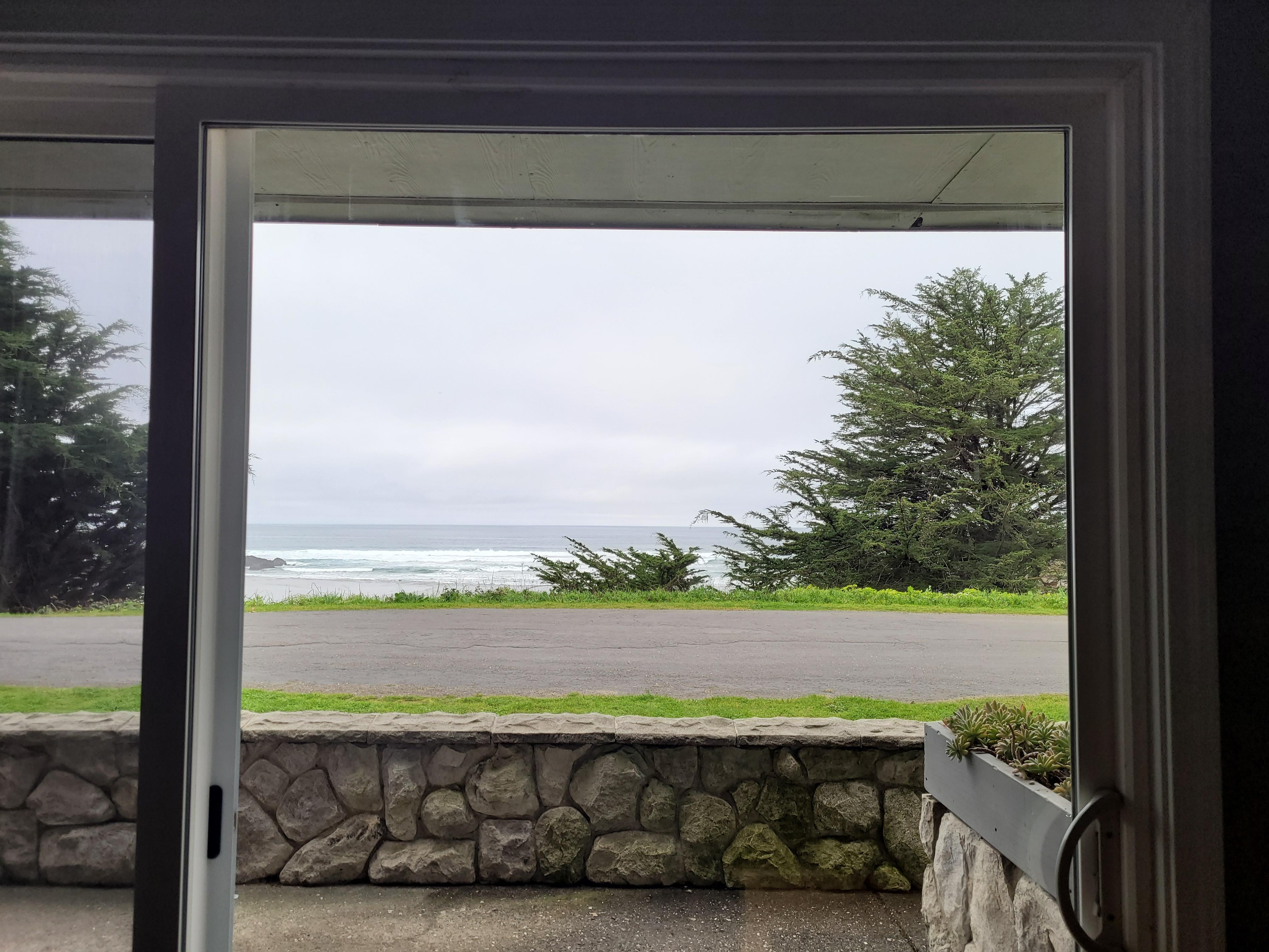 Winter view from downstairs 