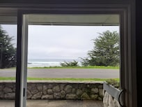 Winter view from downstairs