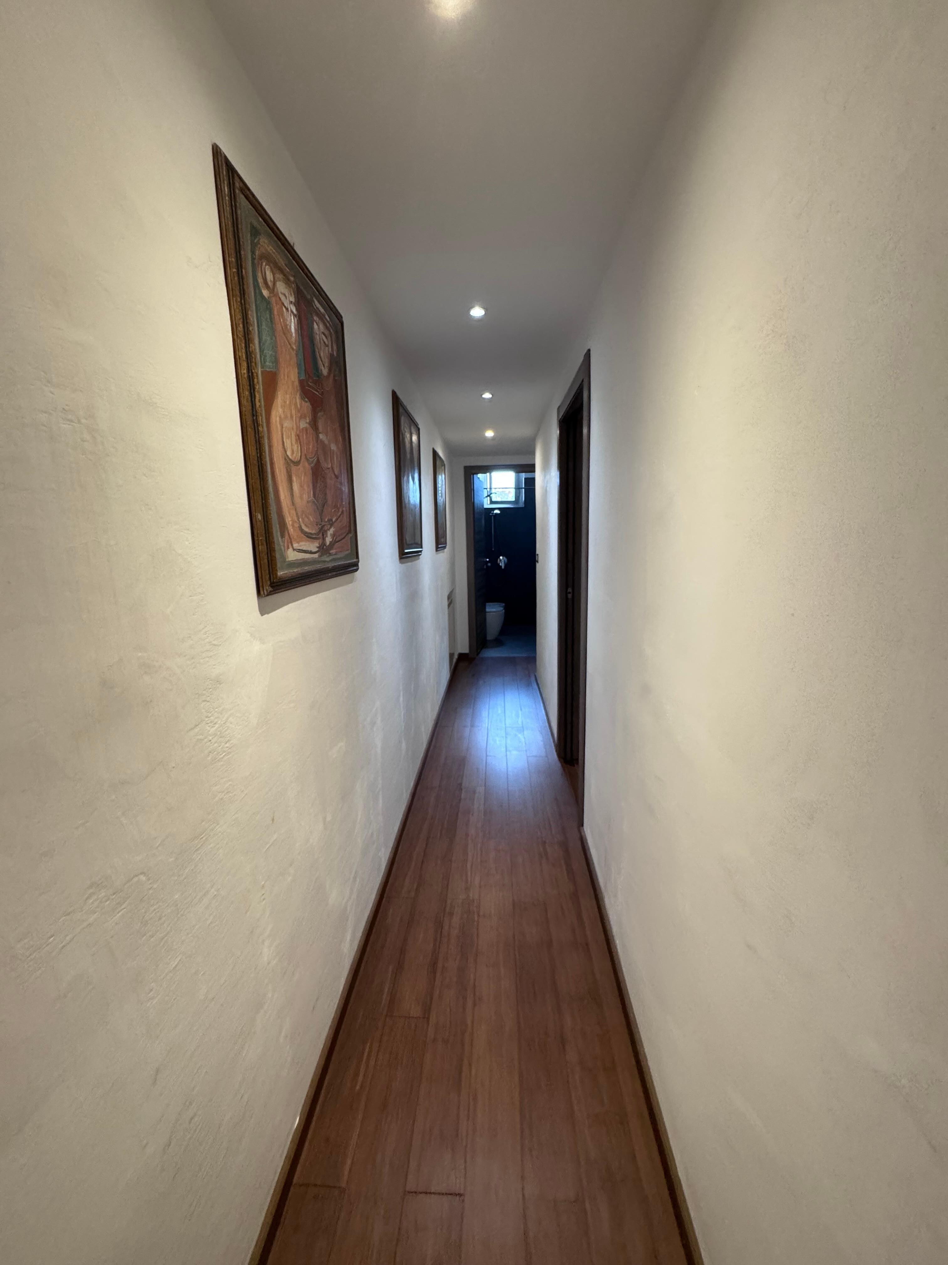 Hallway leading to the bedrooms