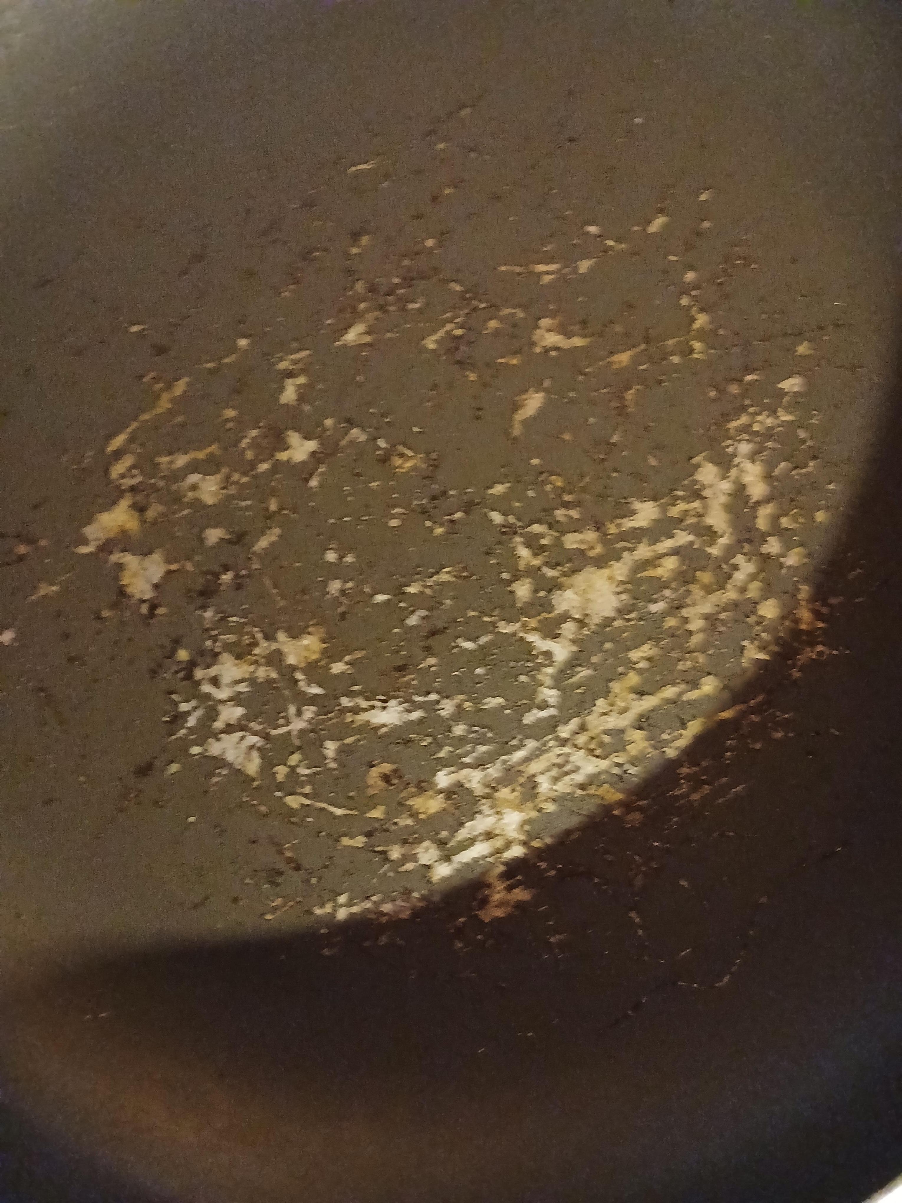 Pans in poor shape 