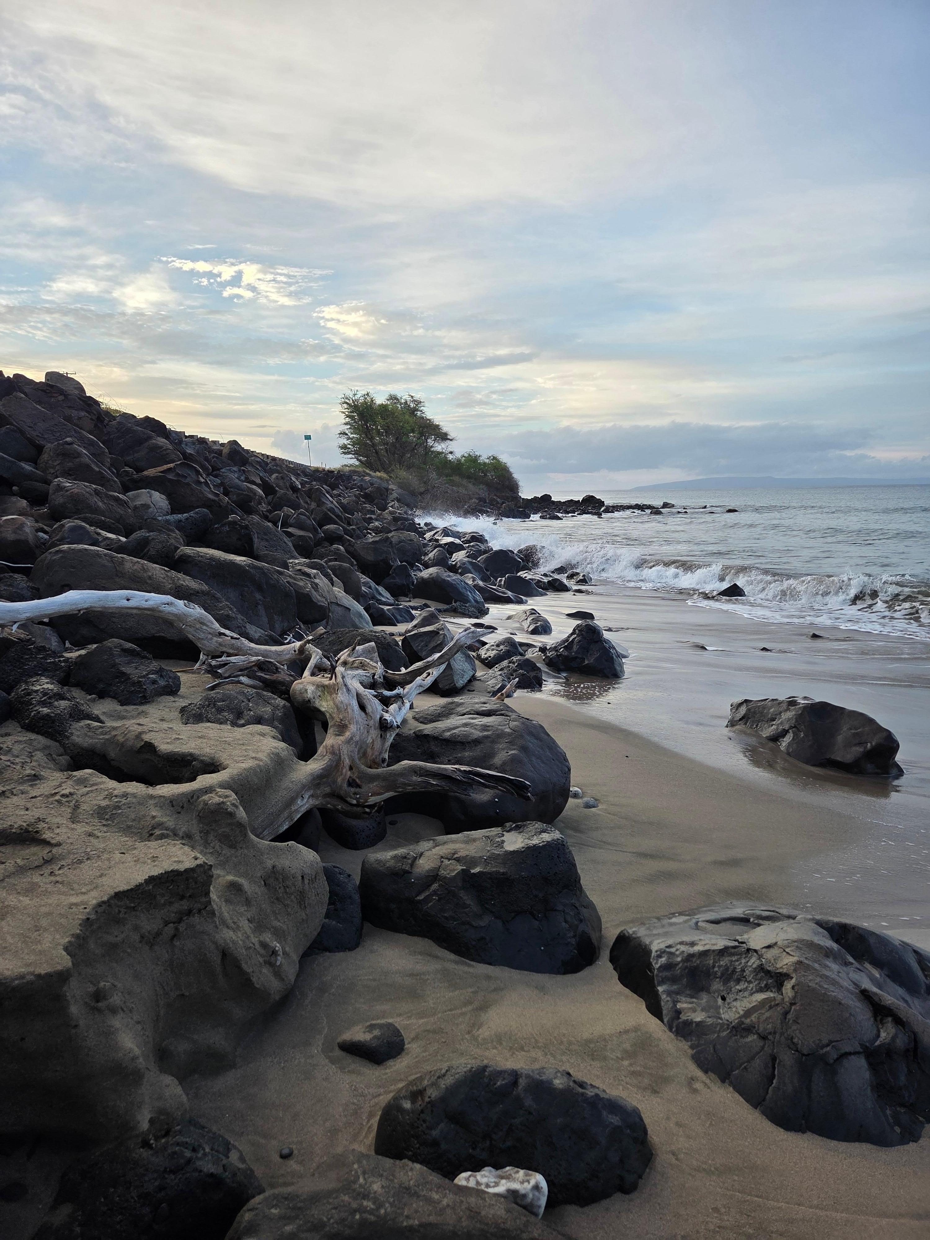 View from beach outside rental - walking left from rental