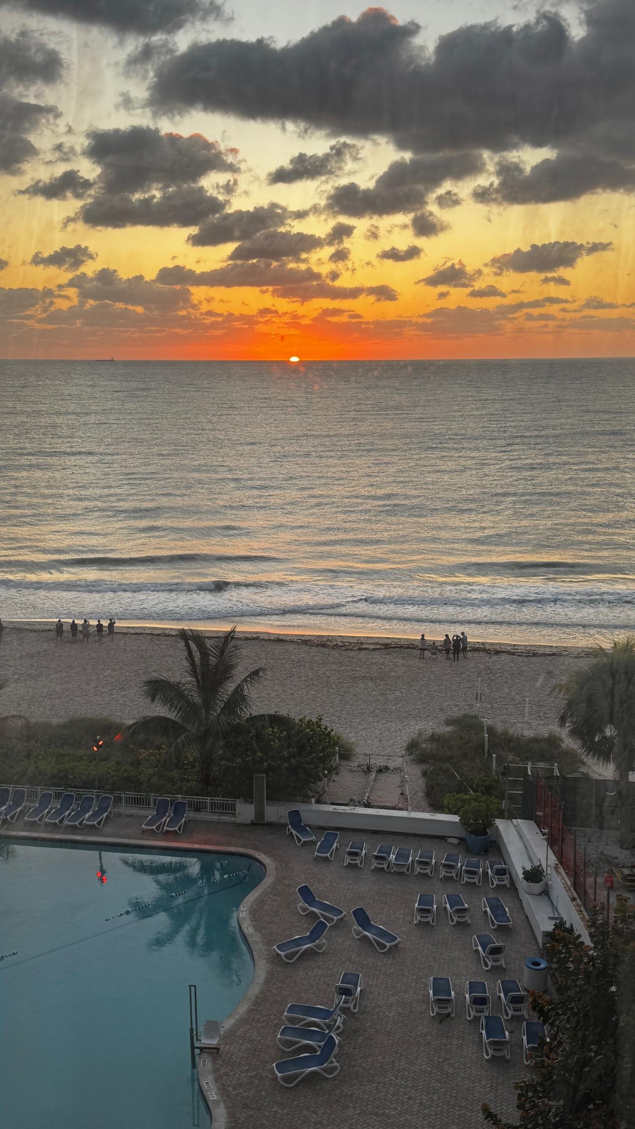 From the balcony