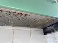 Abzugshaube verrostet und klebrig