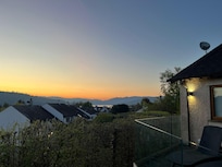 Sunset from the balcony.