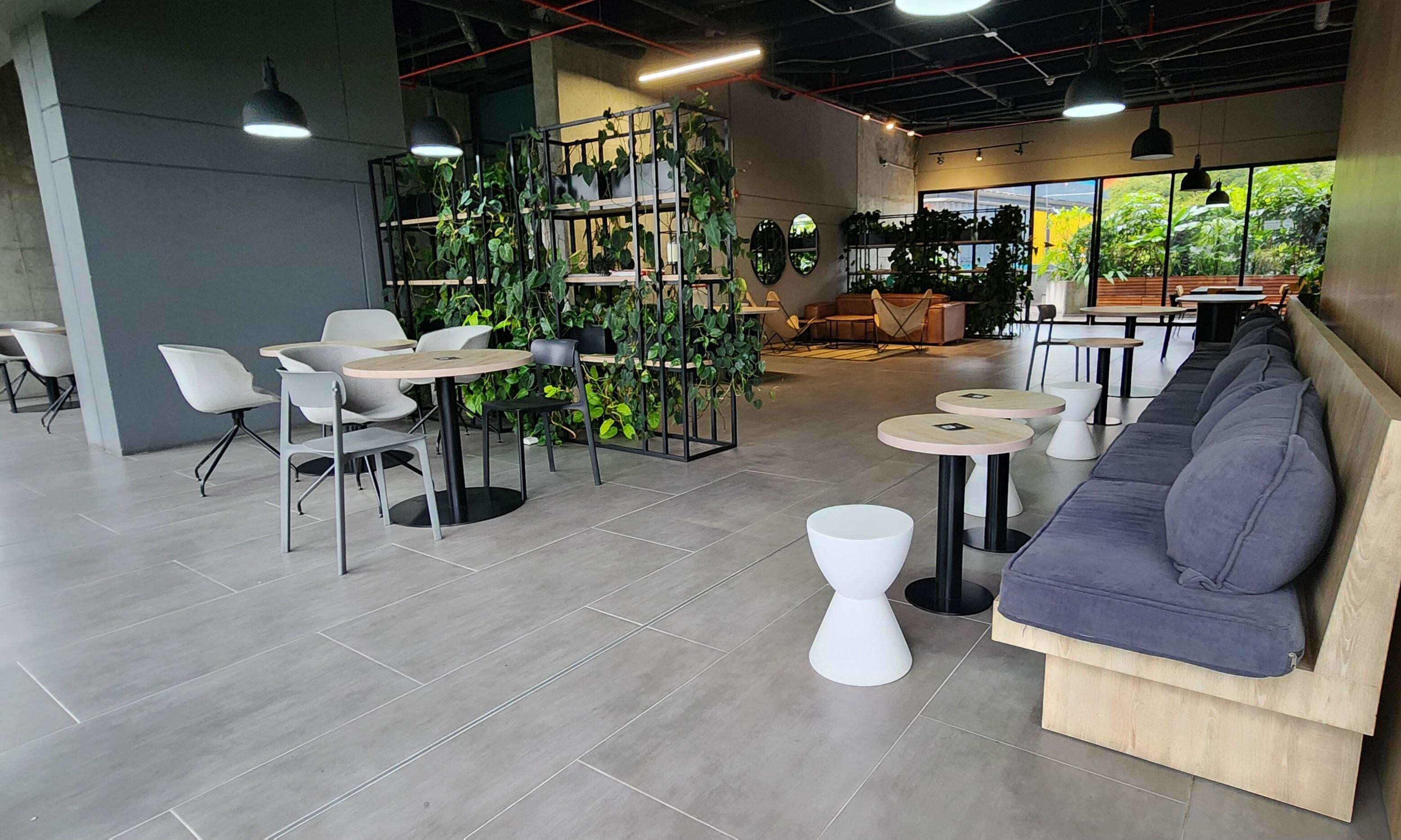 Café, Terrace & Gym