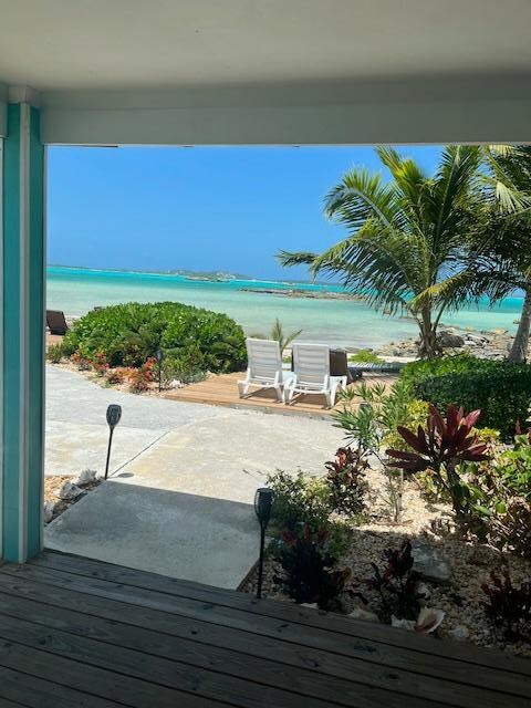 View from our door.